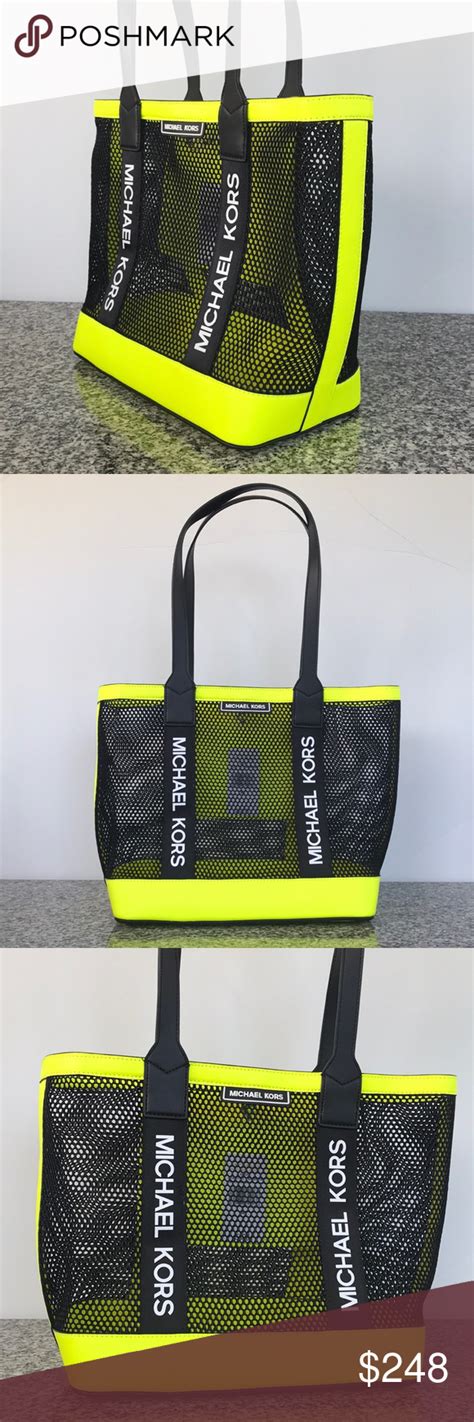 michael kors sport danika neon yellow tote|Michael Kors purses sale.